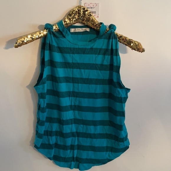 Free People We The Free Jungle Striped Tank Top / Teal - Picture 8 of 13
